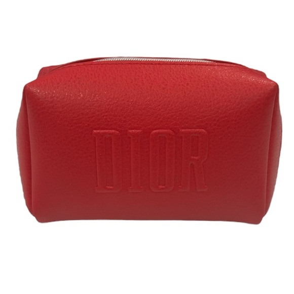 NEW Dior Red Make Up Bag - Picture 2 of 7